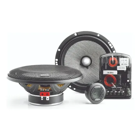 Set De Medios Focal Access De 2 Vías, 6.5 Pulgadas, Potencia Máxima 120w, 60w Rms, 165as Negro