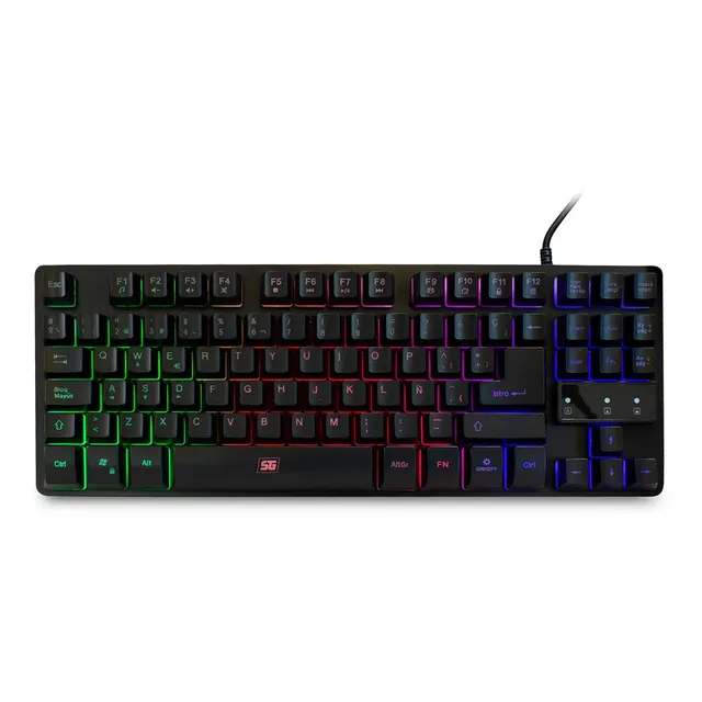 Teclado Gamer Vorago Kb-503 Alambrico Con Iluminación Negro