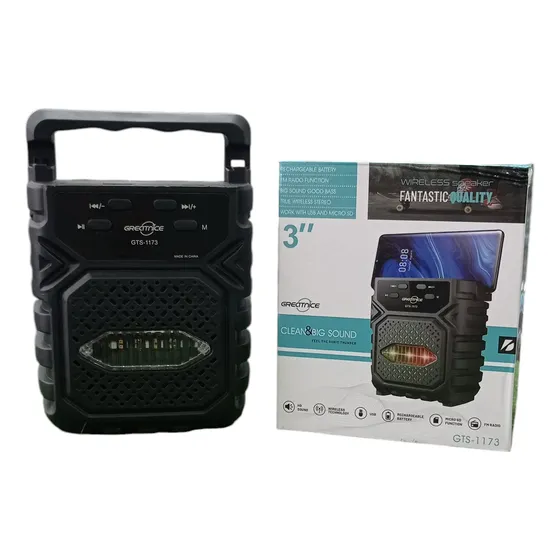 Corneta Recargable 3 Pulgadas Bluetooth Fm Usb Tienda Fisica
