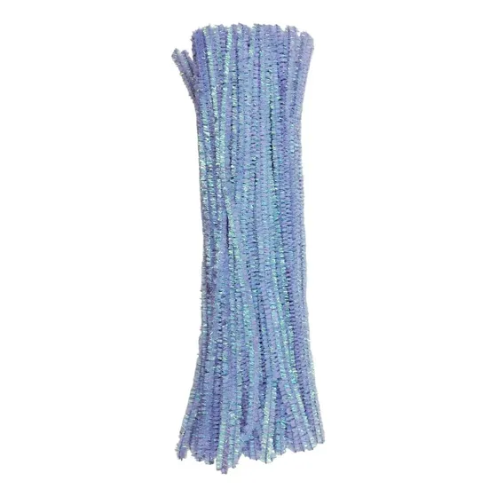 Limpia Pipas Chenille Metálico Elige El Color C/100 Pz