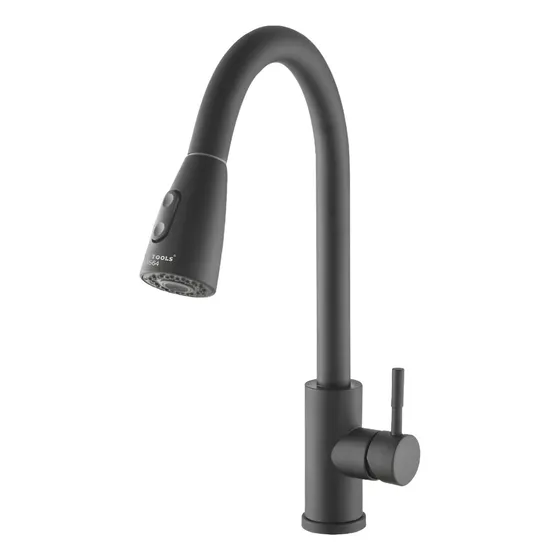 Llave Para Fregadero Monomando Color Negro Lion Tools