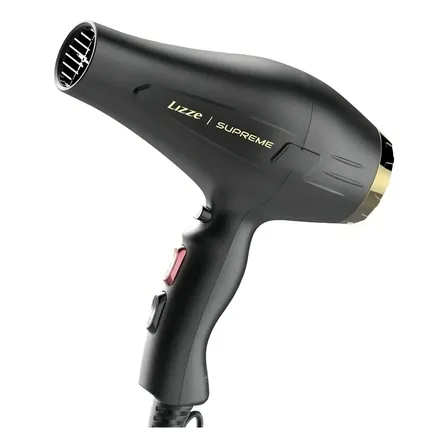 Lizze Supreme Secador de cabelo preto e dourado