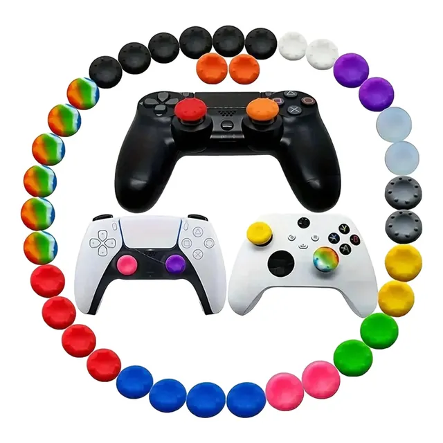 20 Tapas Capucha Protector Análogo Grips D Goma Para Control