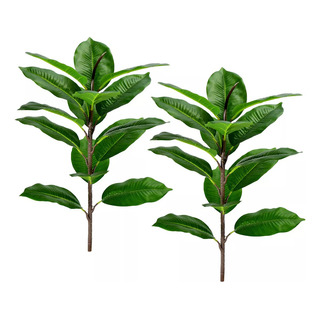 2 Unidades De Árboles De Plátano Artificiales Tropicales Con 2 Unidades De Árboles De Plátano Artificiales Tropicales Con