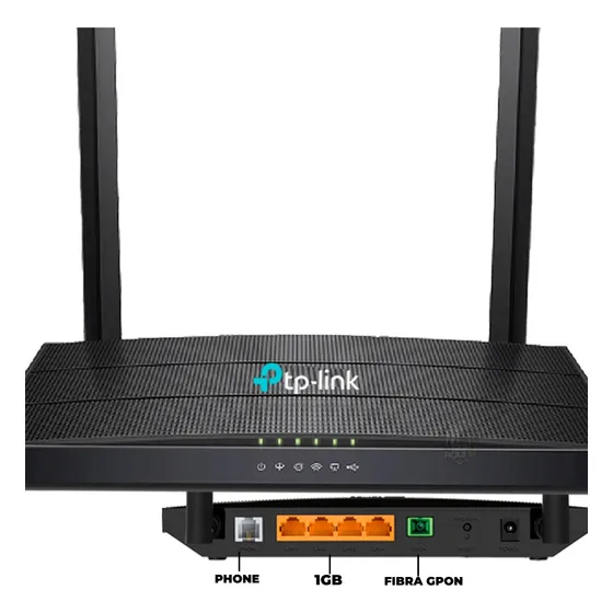 Router Tp-link Dual Banda Wifi Ac1200 1gb Puerto Gpon Fibra 