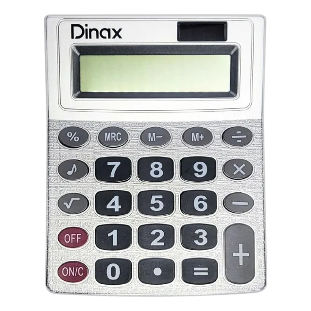 Calculadora Básica Display 12 Dígitos De Escritorio Plástico