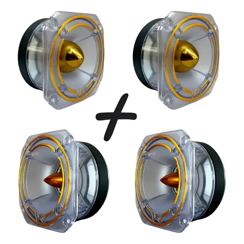Super Tweeter Z1 Audio Z1 STZ260 Acrílico Prateado 107dB 260W Kit