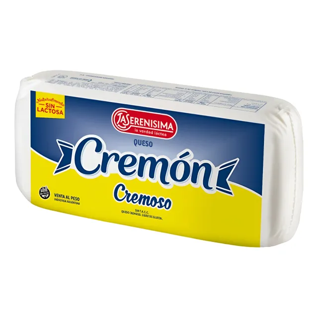 Queso Cremoso Cremón La Serenisima Premium X 3kg.