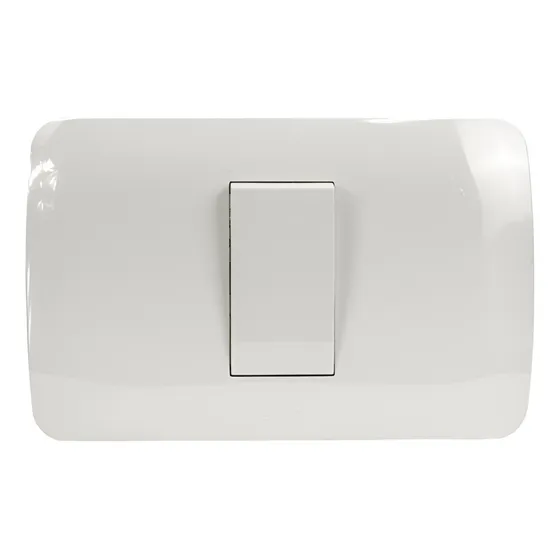 Interruptor Simple Lexo 9/24 10a 250v Blanco Armado Corriente Nominal 10 A