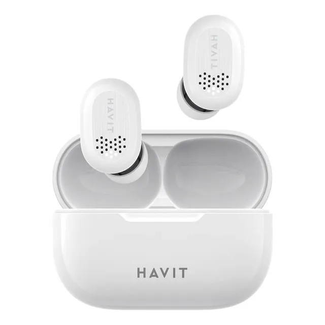 Audifonos Bluetooth 5.0 Táctil Earbuds Tw925 Havit Color Blanco