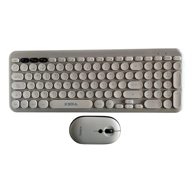 Kit Teclado Y Mouse Inalambrico Compacto 100 Teclas