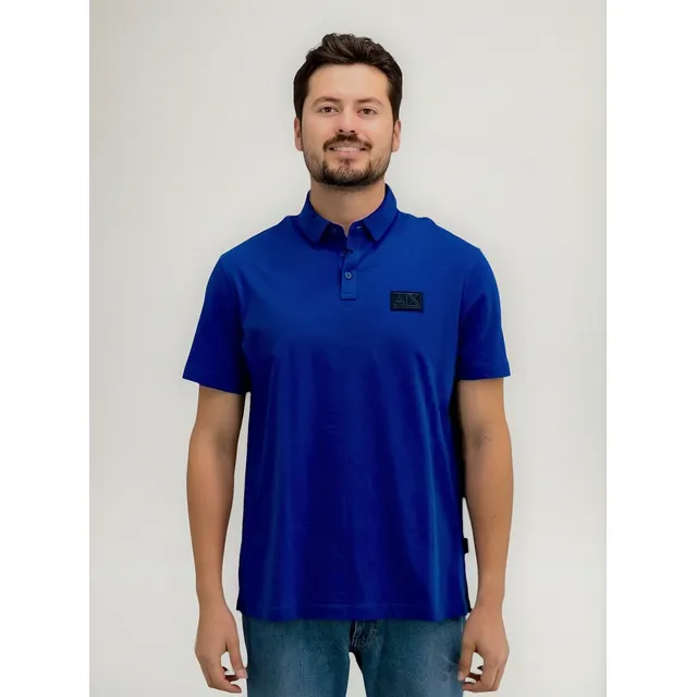 Playera Polo Armani Exchange Color Azul