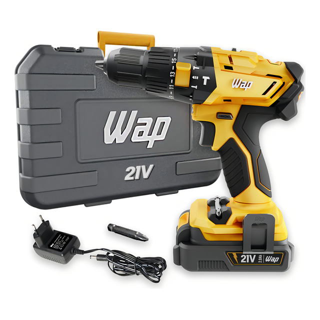 Parafusadeira E Furadeira De Impacto 3/8 Wap K21 Id02 2000 Mah Bivolt Parafusadeira E Furadeira De Impacto 3/8 Wap K21 Id02 2000 Mah Bivolt