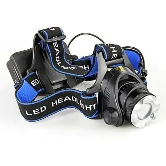 Linterna Frontal Led De Cabeza Recargable 1600 Lúmenes Linterna Negro Luz Blanco