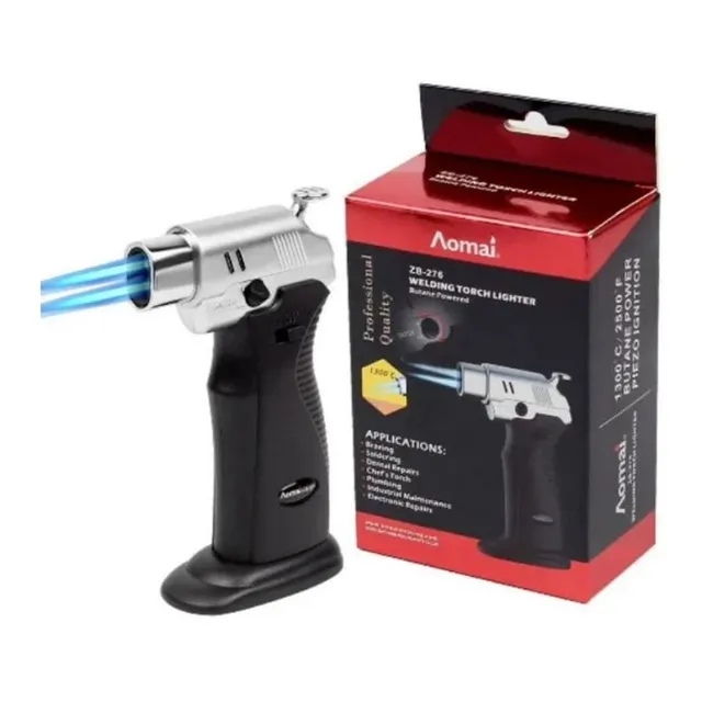 Encendedor Flameador Electrico Cocina Pistola Doble Antorcha