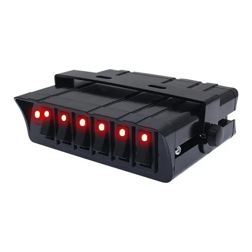 Panel Interruptor Basculante 4 Botones Iluminado 12 V A 24 V