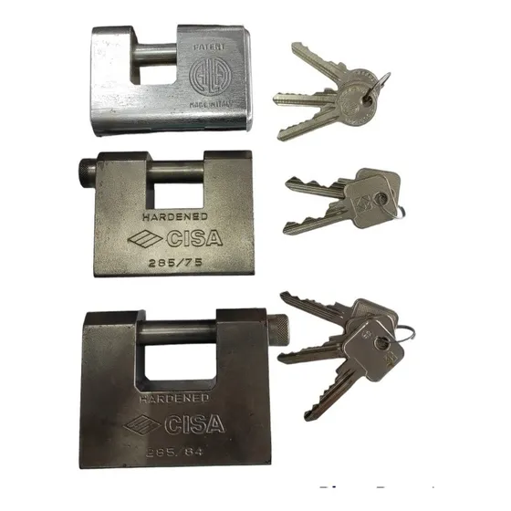 Pack Candado Anticizalla Cisa Acorazado 75mm 84mm 100mm 