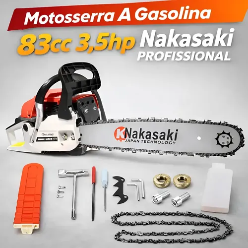 Motosserra a gasolina Toyama Farmer 61.5cc TCS63F-18AT 3.5hp