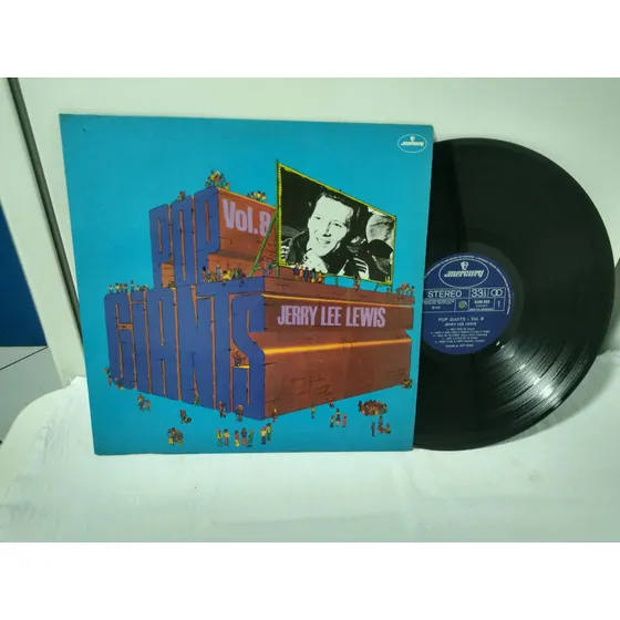 Lp-jerry Lee Lewis-pop Giants-raro-rock 'n Roll -