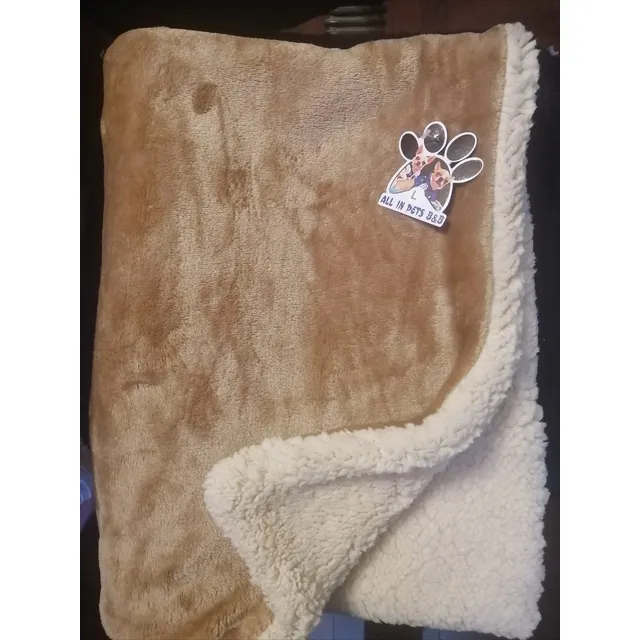 Mantas De Felpa  Carnero Para Perros  Y Cachorros De 50 X 60