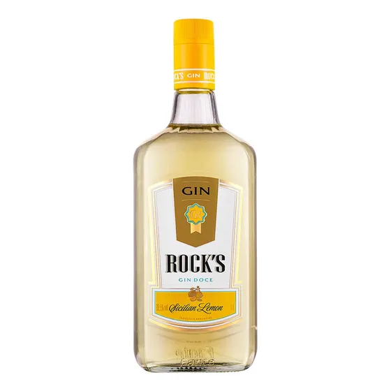Gin Doce Rock's Limão Siciliano Garrafa 1l