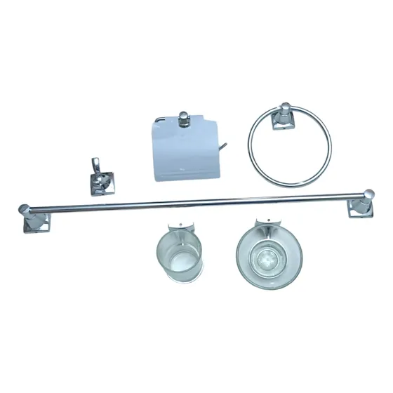 Juego De Accesorios De Baños Aqua Plus 6 Pcs