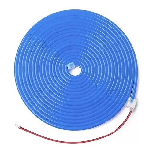 Cinta Led Neon Azul 5mts 40w 110-130v Ip65 Angel Light