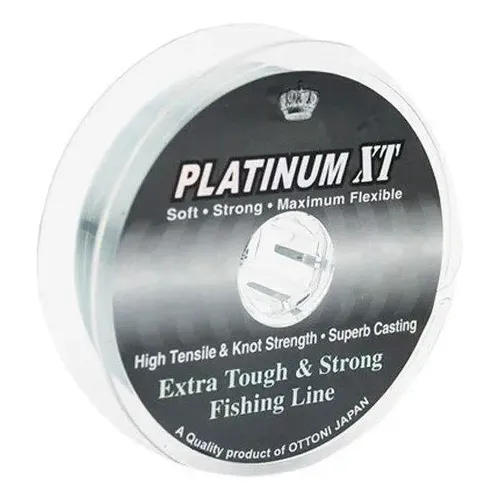 Linha Monofilamento Ottoni Platinum XT 0,25mm 100m 9kg Cinza