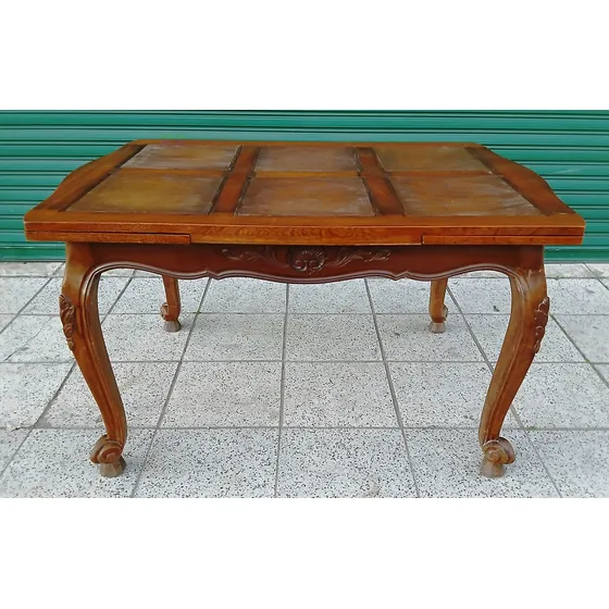 Mesa Comedor Antigua Estilo Provenzal Madera Roble Y Cedro
