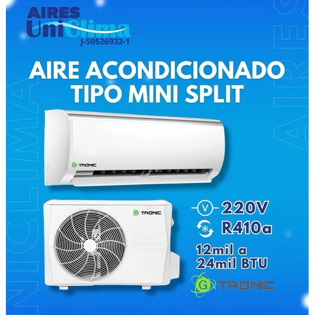 Aire Acondicionado Tipo Mini Split  24000btu Gtronic 220v