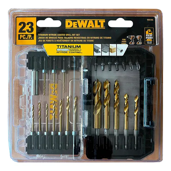 Juego De 23 Brocas Helicoidales De Longitud Dewalt