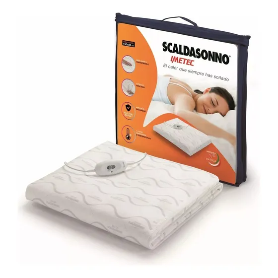 Calientacama 1 Plaza Scaldasonno Comfort Imetec Color Blanco
