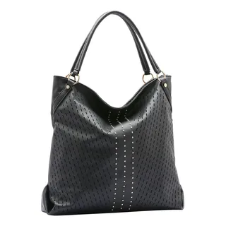 Bolsa Feminina Chenson Sacola Perfurado Hobo Alça Ombro Moda Acambamento Dos Ferragens NĂquel Cor Preto Correia De Ombro Preto Desenho Do Tecido Liso Bolsa Feminina Chenson Sacola Perfurado Hobo Alça Ombro Moda Acambamento Dos Ferragens NĂquel Cor Preto Correia De Ombro Preto Desenho Do Tecido Liso