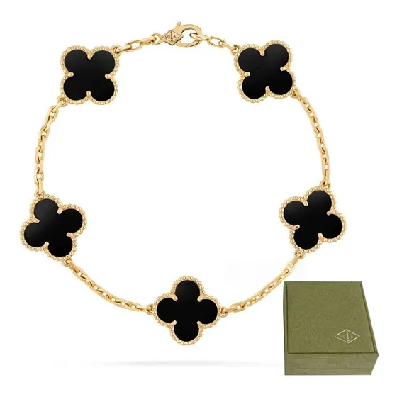 Van Cleef & Arpels Pulsera Alhambra Vintage Ónice 5 Mot