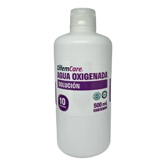 Agua Oxigenada Solución Difem 10v 500ml