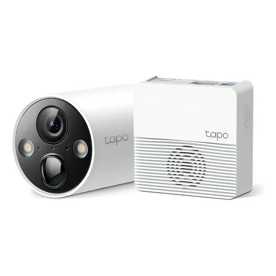 Tp-link, Cámara Seguridad Wifi Batería Smart Hub Tapo C420s1 Color Blanco