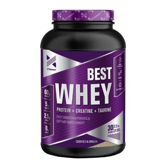 Best Whey Protein Xtrenght X 2lbs Varios Sabores Aumentador 