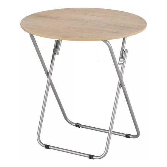 Mesa Plegable Portatil Multiusos Redonda 60x62cm