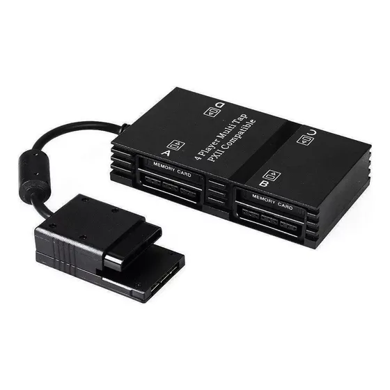 Multitap Para Ps2 Hub Adaptador Joystick Para 4 Jugadores