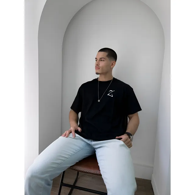 Camiseta Oversized Zerum Doberman 100% Algodão Premium