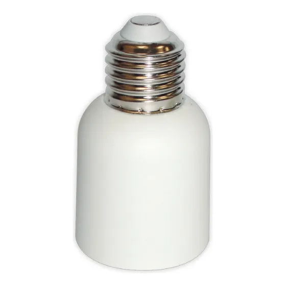 Adaptador TBCin Ampliacion Lampara Rosca E27 A E40 Edison A Goliat Color Blanco