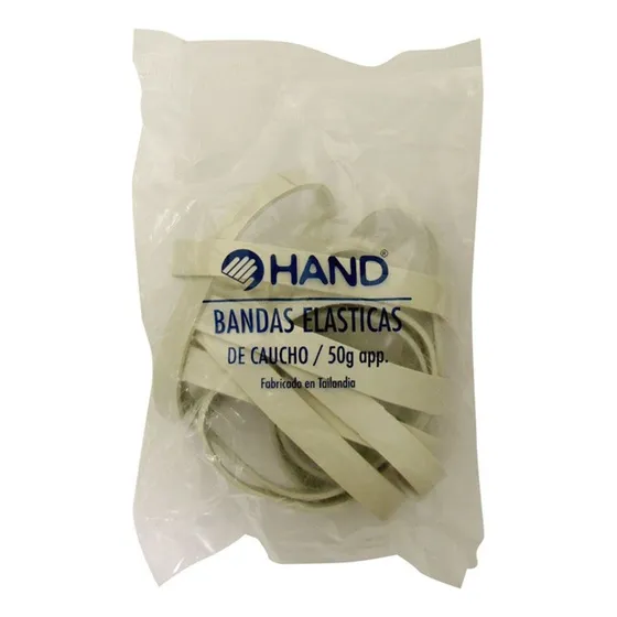 Bandita Elastico Billete Blanco  Ancho 50 Gr Hand