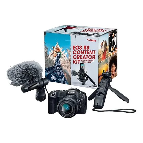Cámara Canon EOS R8 Content Creator Kit