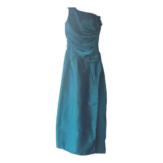 Vestido Crepe Satén