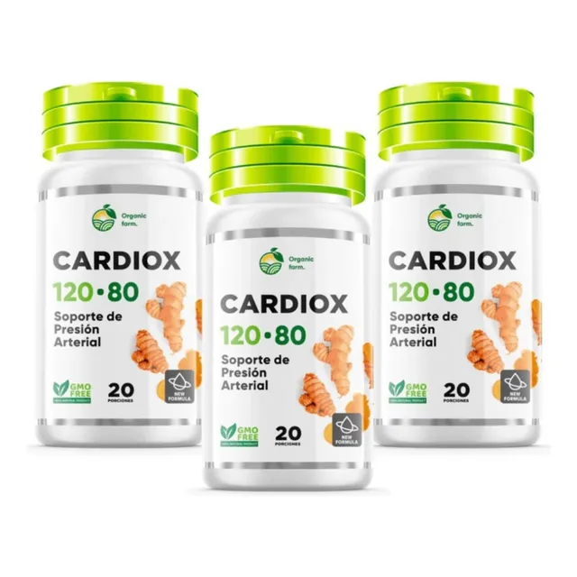 Cardiox Suplemento Presión Arterial & Salud De Corazon X 03