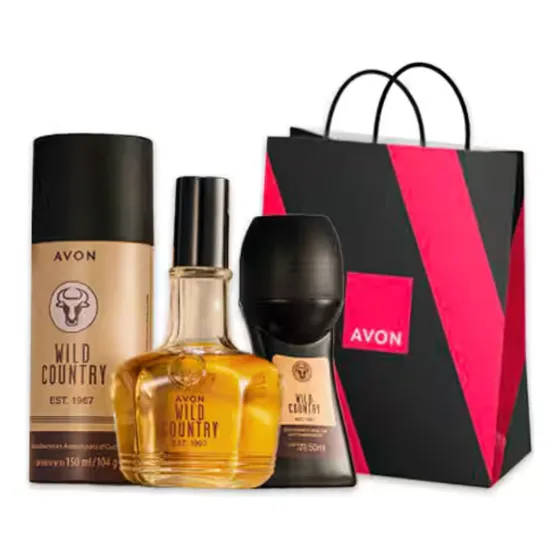Wild Country Perfume De Hombre Con Deo Spray Y Roll On