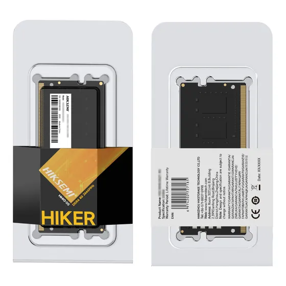Memória Ram Notebook Hs Sodimm Hiker 8gb 3200mhz Hiksemi Ddr4 Cl22 Hsc408s32z1 Preto