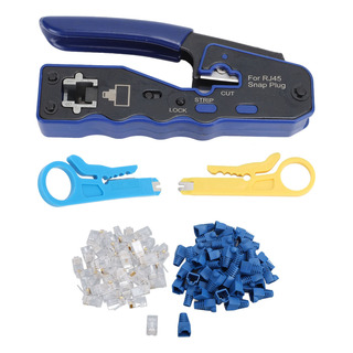 Kit De Orificios Pass Through Crimper Cutter Ethernet Rj45 C Kit De Orificios Pass Through Crimper Cutter Ethernet Rj45 C