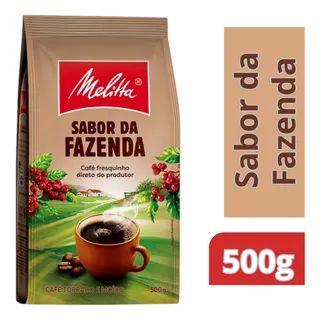 CafĂ© Torrado MoĂdo Melitta Sabor Da Fazenda Pacote 500g CafĂ© Torrado MoĂdo Melitta Sabor Da Fazenda Pacote 500g