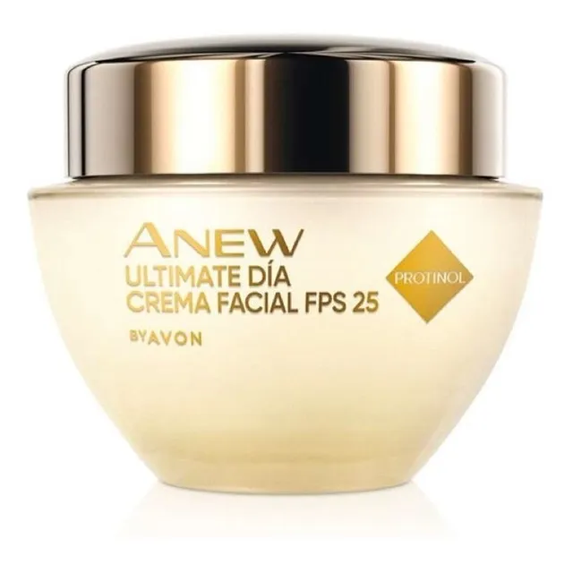 Crema Dia Rostro Anew Dorada 50g Avon Fps 25
